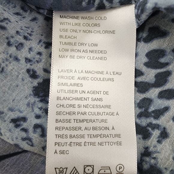 NEW Urban Outfitters UO Silence + Noise Dress XL Blue Marie Cowl Neck Mini Boho - Picture 7 of 11